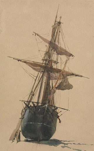 Thomas Miles Richardson - Beached Fishing Vessel.webp