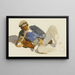 Il bracconiere - Thomas Miles Richardson Jr — quadro incorniciato alla parete