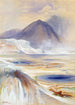 Hot Springs of Mammoth Yellowstone - Thomas Moran — artwork view