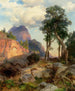 Leone di montagna nel rifugio del Grand Canyon - Thomas Moran — vista dell’opera