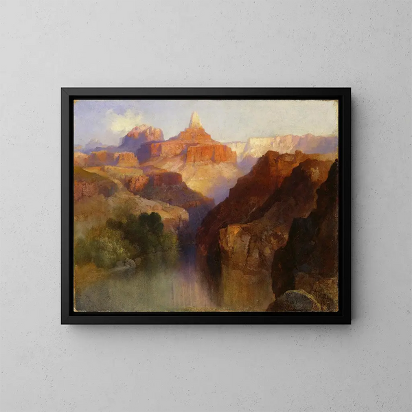 Pic Zoroastre, Grand Canyon, Arizona - Thomas Moran — quadro incorniciato alla parete