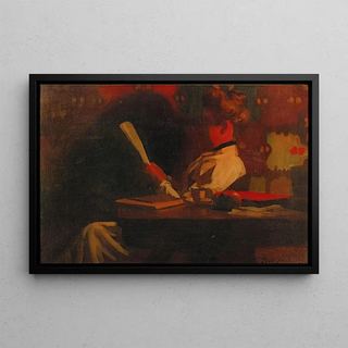 Thomas Pollock Anshutz - Woman In An Interior Reading.webp