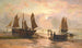 Morning Beach Scene Painting - Thomas Rose Miles — artwork view