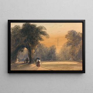 Thomas Shotter Boys - Fountain in the Gardens Paris Evening.webp