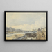 Ansicht auf die Seine auf Höhe der Pont des Arts - Thomas Shotter Boys — gerahmtes Bild an der Wand