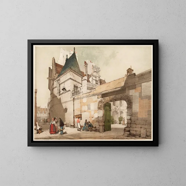 Hôtel de Cluny, Paris - Thomas Shotter Boys — gerahmtes Bild an der Wand