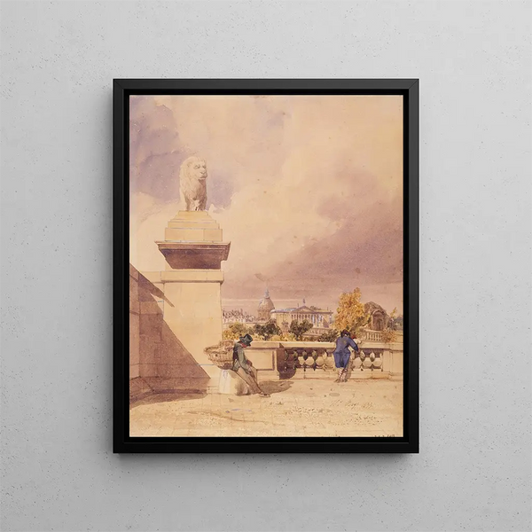 Thomas Shotter Boys - Le pont de la Concorde et la Chambre des Dputs vue prise de la terrasse des Tuileries.webp