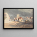 Street scene in Stratford by Bow - Thomas Shotter Boys — framed artwork on a wall