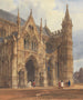 the northwest porch of Salisbury Cathedral - Thomas Shotter Boys — artwork view
