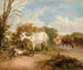 Szenen aus der Landschaft mit einem Pferd - Thomas Sidney Cooper — Ansicht des Kunstwerks