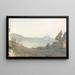 Chiaja de Naples depuis Posillipo - Thomas Smith de Derby — framed artwork on a wall