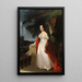 Madame Reverdy Johnson - Thomas Sully — gerahmtes Bild an der Wand