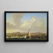 View of the Thames at Westminster on Lord Mayor's Day - Thomas Wijck — framed artwork on a wall