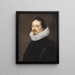 Portrait von Gaspar Gevartius - Thomas Willeboirts Bosschaert — gerahmtes Bild an der Wand
