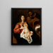 The Holy Family - Thomas Willeboirts Bosschaert — framed artwork on a wall