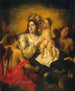 the Virgin Mary crowned by the Child Jesus Redeemer - Thomas Willeboirts Bosschaert — artwork view