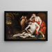 Venus trauernd um den Tod von Adonis - Thomas Willeboirts Bosschaert — gerahmtes Bild an der Wand