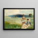 Spring Painting - Thomas Wilmer Dewing — framed artwork on a wall