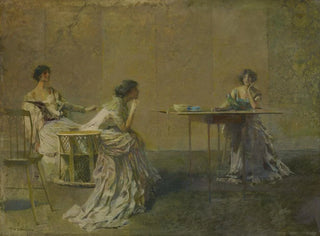 Thomas Wilmer Dewing - The Gossip.webp