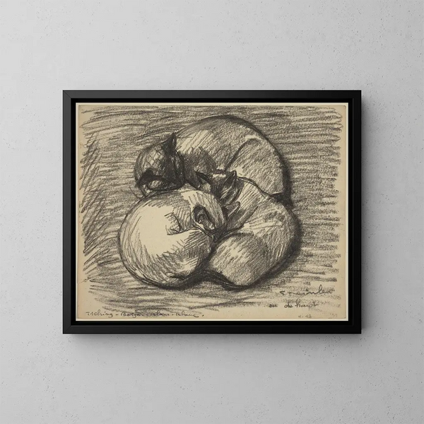 I gatti Tsching Batzar e BlancBlanc - Théophile Alexandre Steinlen — quadro incorniciato alla parete