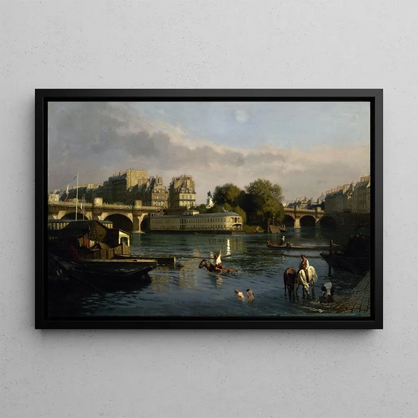 Thophile Meunier - Le PontNeuf et la pointe de lle de la Cit.webp