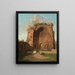 The Temple of Venus and Rome The Roman Forum Rome - Thorald Læsøe — framed artwork on a wall