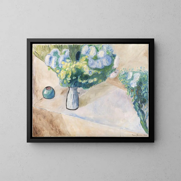 Blumen - Thorvald Erichsen — gerahmtes Bild an der Wand
