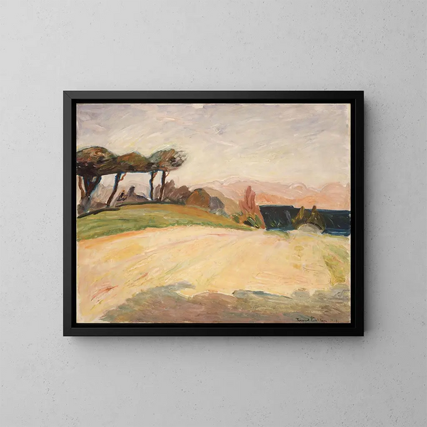 Landschaft Italien - Thorvald Erichsen — gerahmtes Bild an der Wand