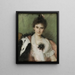 Amelia Eliza van Leeuwen 1862-1923 - Thérèse Schwartze — framed artwork on a wall