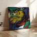 Reproduktion des Gemäldes Tiger - Franz Marc