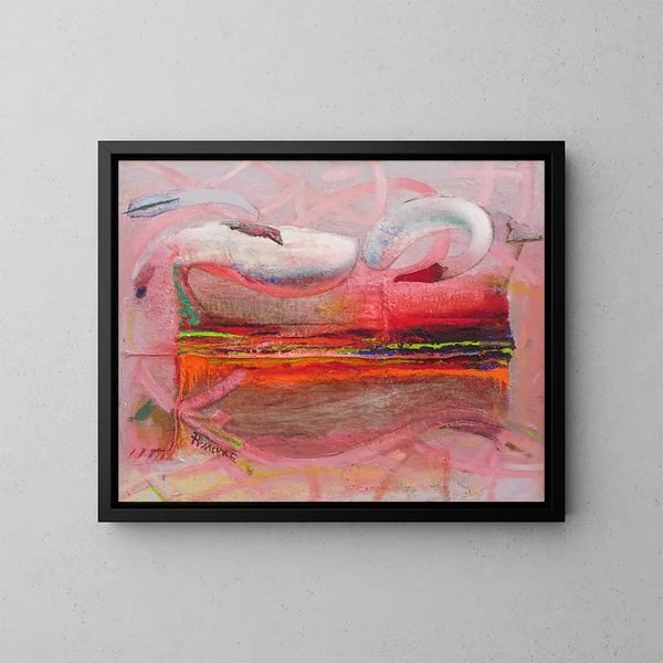 Tapis au cygne - Tiit Pääsuke — gerahmtes Bild an der Wand