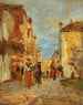 A alley in Venice - Tina Blau — artwork view