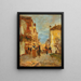 A alley in Venice - Tina Blau — framed artwork on a wall