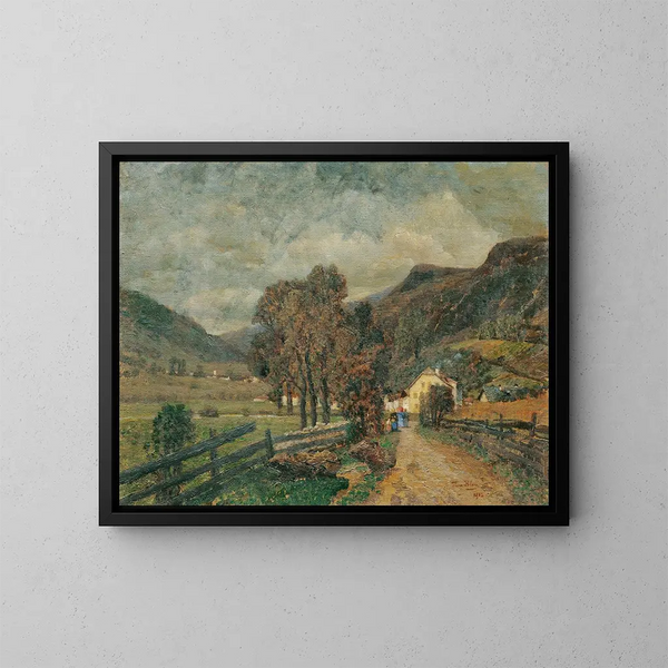Oetz 1901 - Tina Blau — quadro incorniciato alla parete