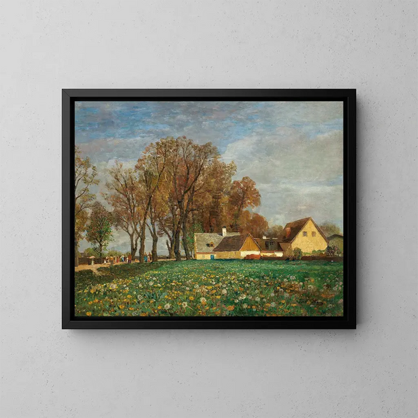 su Schleiheimerstraße - Tina Blau — quadro incorniciato alla parete