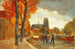 Scène a Dordrecht - Tina Blau — vista dell’opera