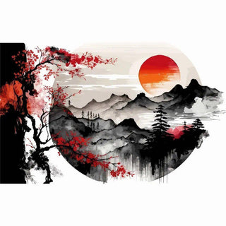 Tirage d'art asiatique - Sérénité orientale | Reproduction Tableau Décoration murale affiche copie