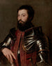 Ritratto di un uomo in armatura - Tiziano — vista dell’opera