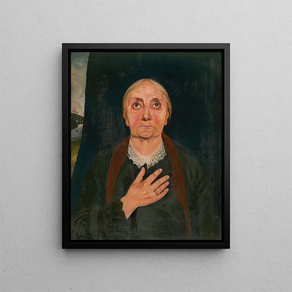 Tivadar Csontvry Kosztka - Old Woman at Prayer.webp