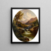 on the Greta near Keswick Cumberland - Tom Seymour — framed artwork on a wall