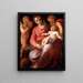 La Vierge à l'Enfant avec saint Jean enfant - Tommaso d'Antonio Manzuoli — quadro incorniciato alla parete