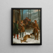 Der umstrittene Schuss - Tompkins Harrison Matteson — gerahmtes Bild an der Wand