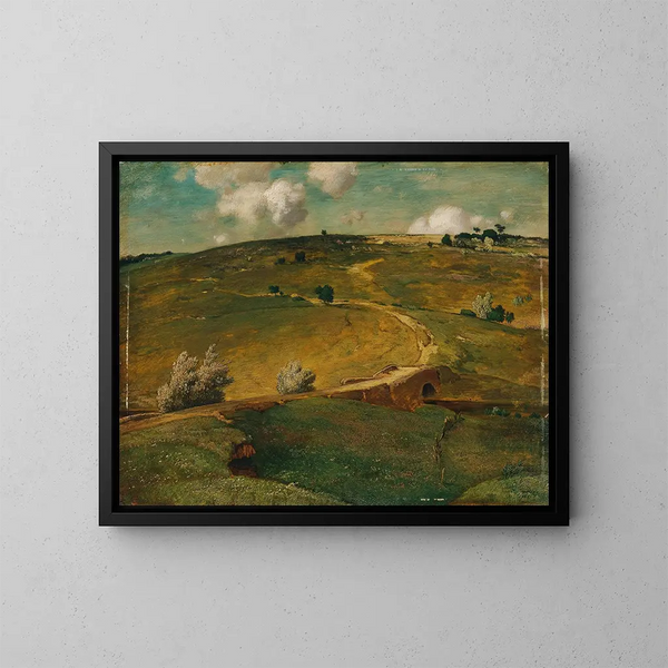 Paesaggio franconiano - Toni von Stadler — quadro incorniciato alla parete