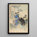 Nobles Frauen der Tokugawa-Periode Kunstdruck Dreißig Sechs Schönheiten Sanjuroko Kasensoro Pl10 - Toshikata Mizuno — gerahmtes Bild an der Wand