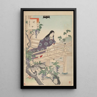 Toshikata Mizuno - Noblewomen of the Tokugawa Period Thirtysix Beauties Sanjuroko kasensoro Pl24.webp