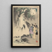 Nobles femmes de la période Tokugawa Trente-six beautés Sanjuroko kasensoro Pl27 - Toshikata Mizuno — framed artwork on a wall