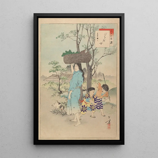 Toshikata Mizuno - Noblewomen of the Tokugawa Period Thirtysix Beauties Sanjuroko kasensoro Pl35.webp