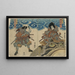 Nakamura Karoku Ichikawa Yaoz - Toyokuni Utagawa — gerahmtes Bild an der Wand