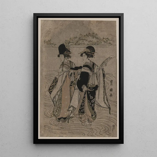 Toyokuni Utagawa - Yatsushi ide no tamagawa.webp