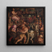 Triumpf nach dem Sieg über Pisa - Giorgio Vasari — gerahmtes Bild an der Wand